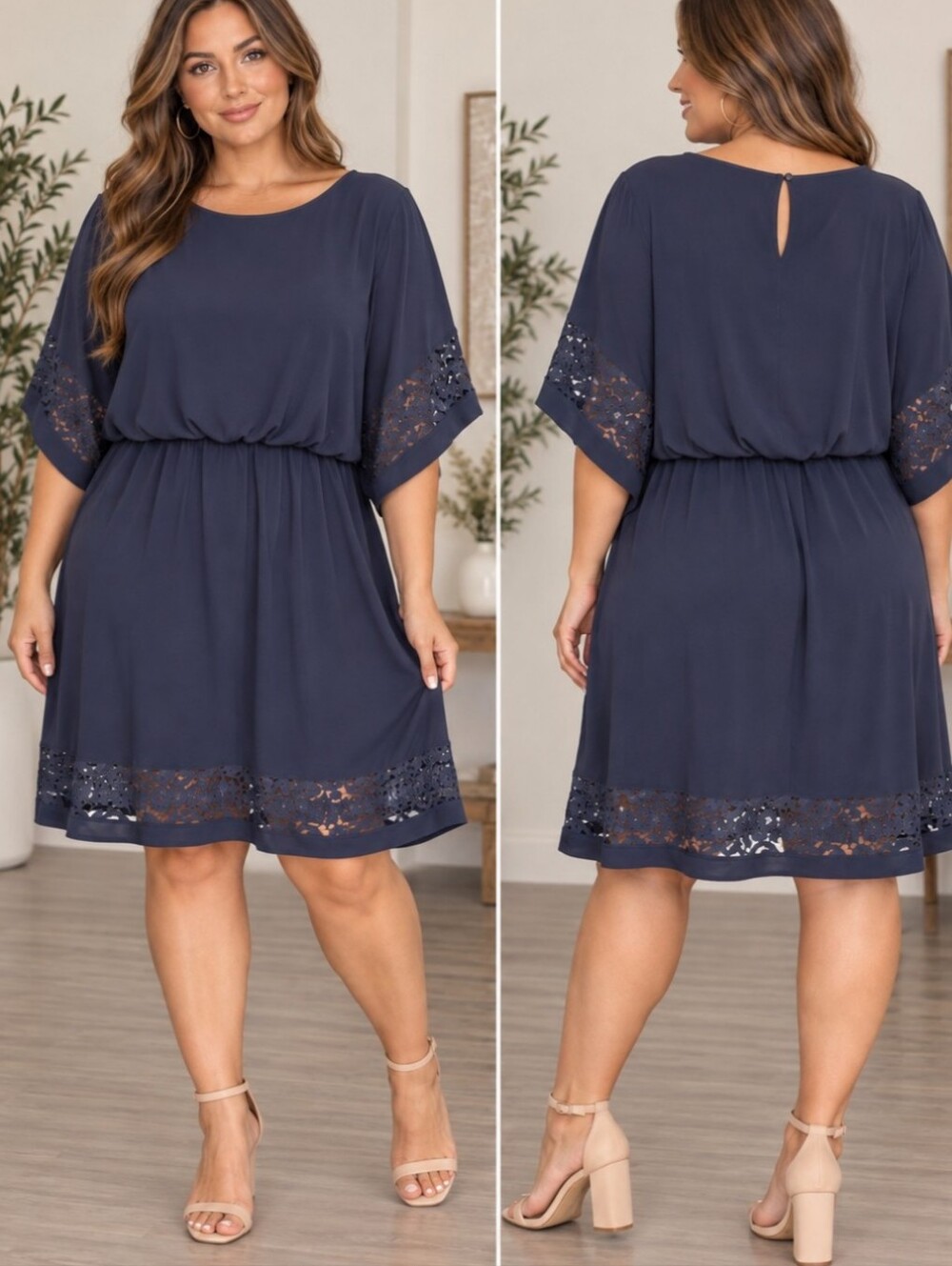Jessica Howard Navy Dress, 16W